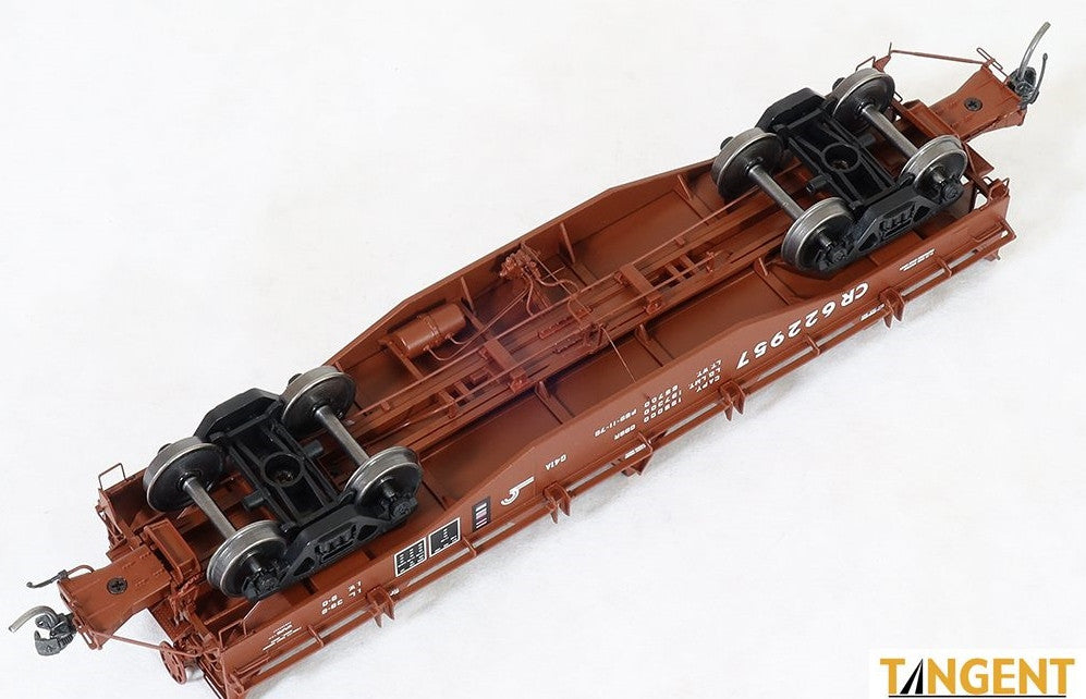 Tangent Scale Models HO 27012-12 PRR Samuel Rea Shops G41A Coil Car 'G41A Repaint 1976' w/ Hoods Conrail CR #622971