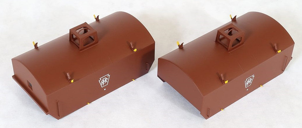 Tangent Scale Models HO 27080-01 PRR Samuel Rea Shops G41A Coil Car Hoods Pennsylvania Railroad PRR 'Version 1 Logo' 2-Pack