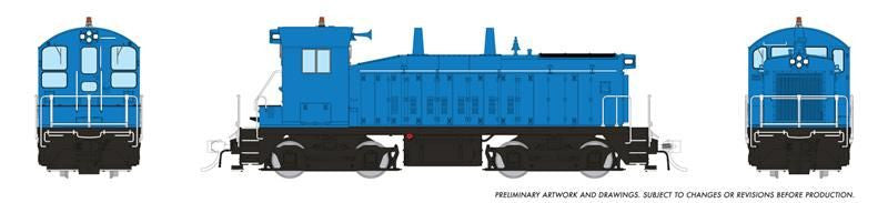 Rapido Trains Inc HO 27102 DCC Ready EMD SW9 Locomotive Industrial Blue