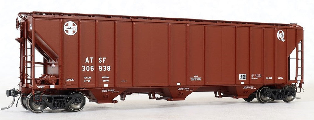 Tangent Scale Models HO 28010-04 GATC 4500 Covered Hopper ATSF 'Quality Repaint 1991' ATSF #306751
