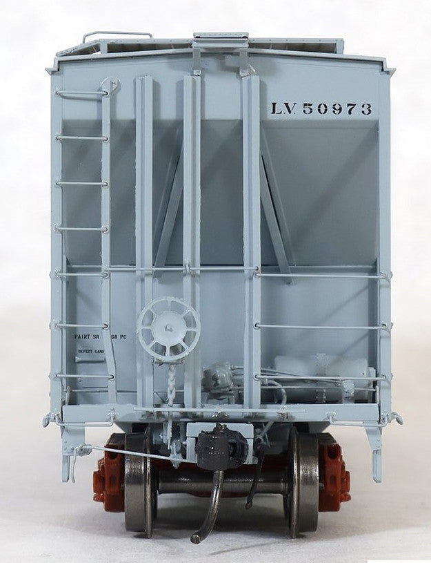 Tangent Scale Models HO 28061-06 PC Samuel Rea Shops 4600 Covered Hopper Lehigh Valley 'Delivery Gray 12-1968' LV #50971