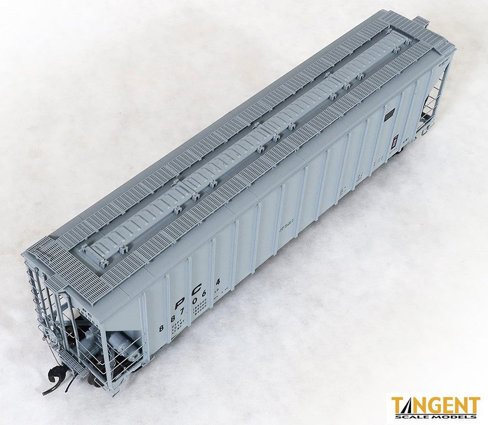 Tangent Scale Models HO 28063-12 PC Samuel Rea Shops 4600 Covered Hopper Penn Central H51 'Delivery Gray 9-1968' PC #887085