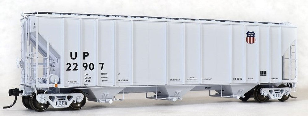 Tangent Scale Models HO 28112-04 General American 4700 Covered Hopper Union Pacific 'Gray Repaint 1989' UP #22928