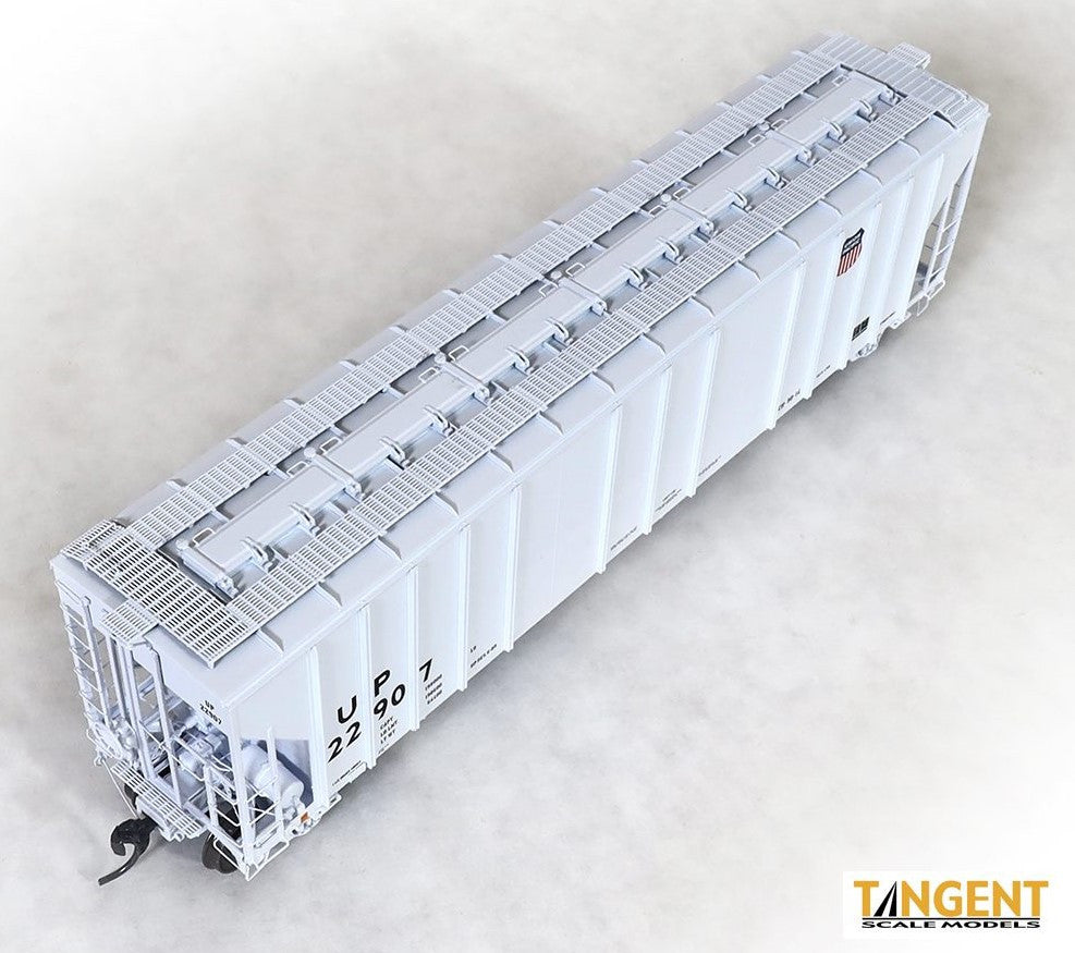 Tangent Scale Models HO 28112-03 General American 4700 Covered Hopper Union Pacific 'Gray Repaint 1989' UP #22912