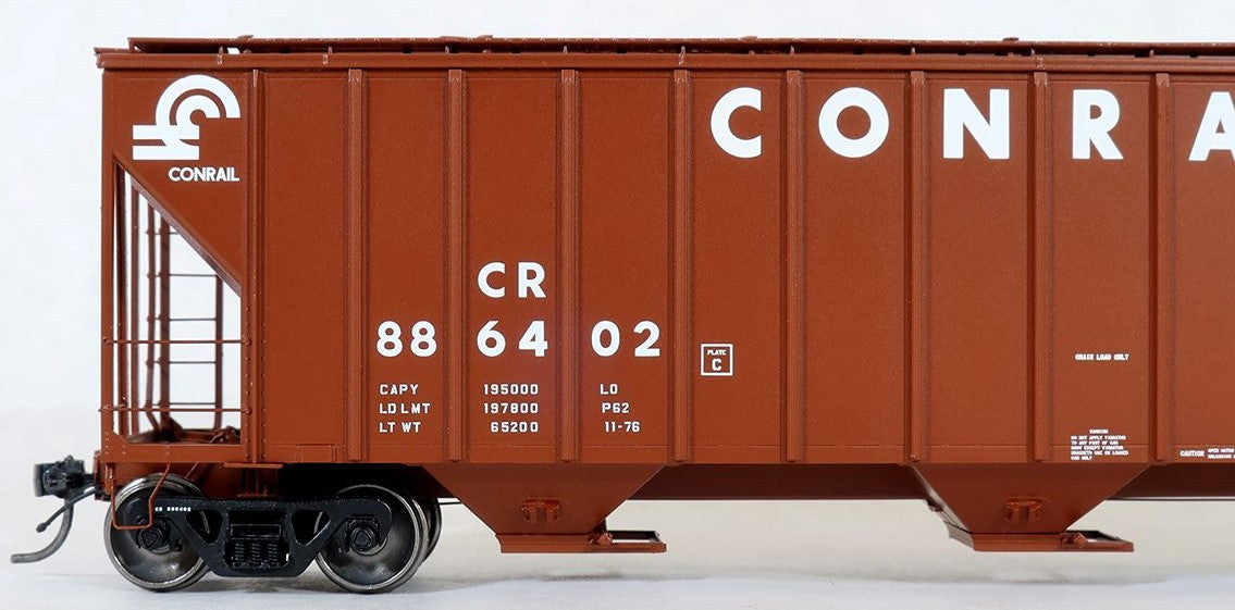 Tangent Scale Models HO 28113-03 DSI 4700 Covered Hopper Conrail 959H 'Repaint 1976' CR #886389