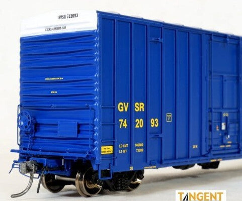 Tangent Scale Models HO 29013-11 Gunderson Brothers 50' 6089cf High Cube Double Plug Door Box Car Golden West Service 'B-70-43 Repaint 1996+' GVSR #742093