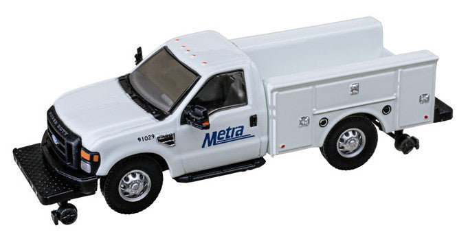 Atlas HO 30000169 Ford F-350 Hi-Railer Pickup Truck Metra