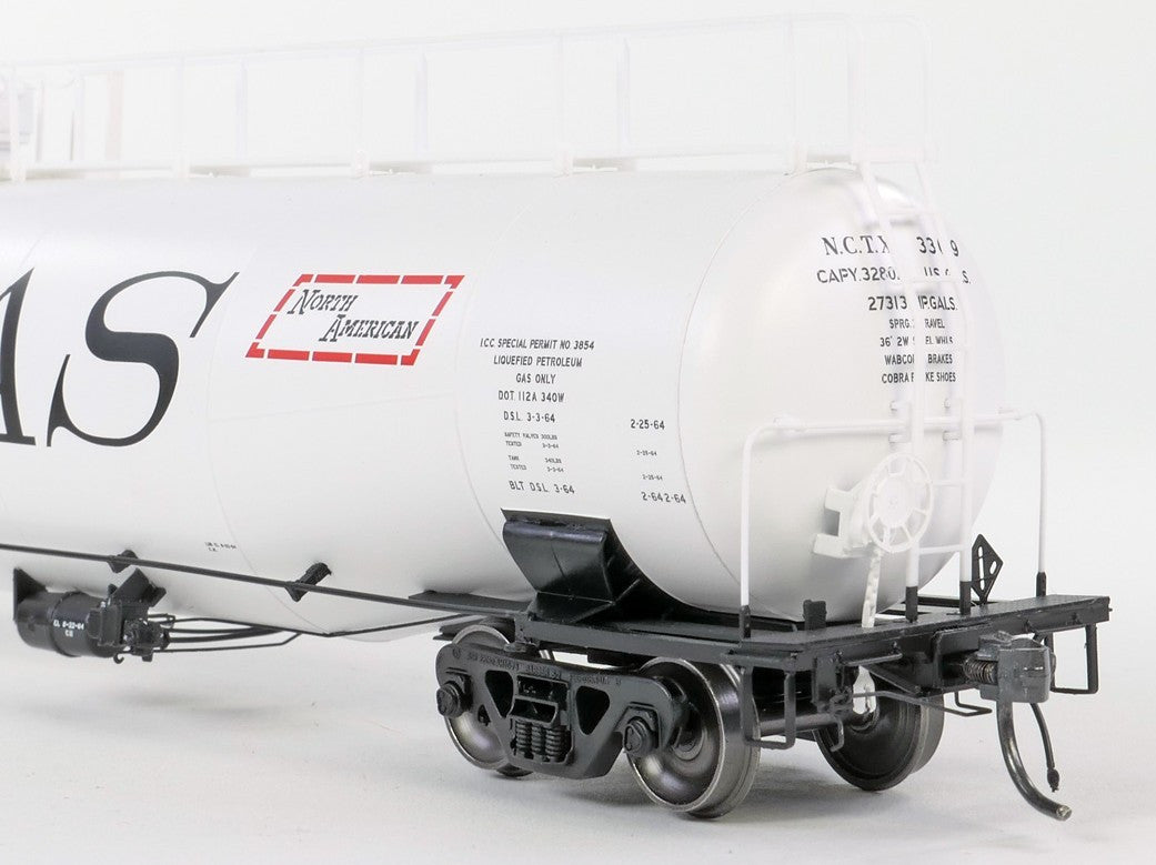 Tangent Scale Models HO 31161-02 NACC 1963 Design 33,000 Gallon Dual Diameter LPG/AA Tank Car NCTX 'Pacific 66 Calgary AB 1964' NCTX #33019