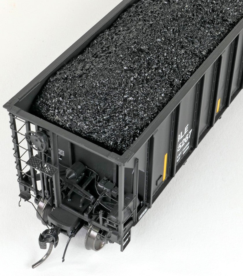 Tangent Scale Models HO 32063-02 Pullman-Standard 3400CuFt Quad Coal Hopper Bessemer and Lake Erie 'Conspicuity Repaint 2005+' BLE #65219