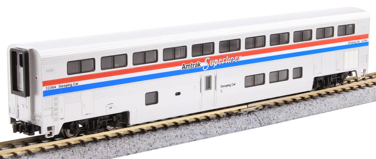 Kato N 106-3530 DCC Ready Amtrak F40PH Locomotive & Superliner Phase III 4-Unit Set