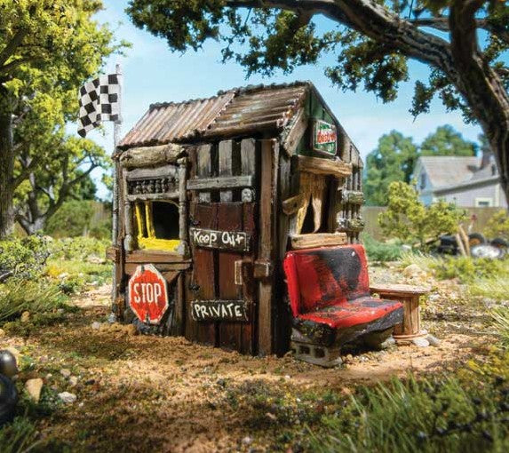 Woodland Scenics HO BR5072 Built Up Kids Clubhouse