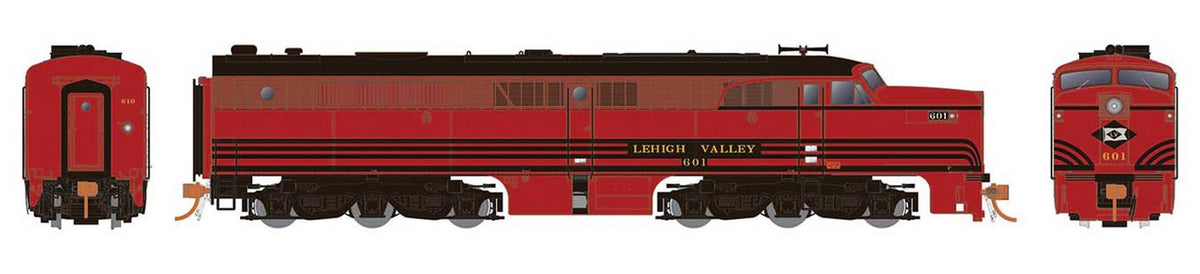 Rapido Trains Inc HO 23015 DCC Ready ALCo PA-1 Lehigh Valley LV #610