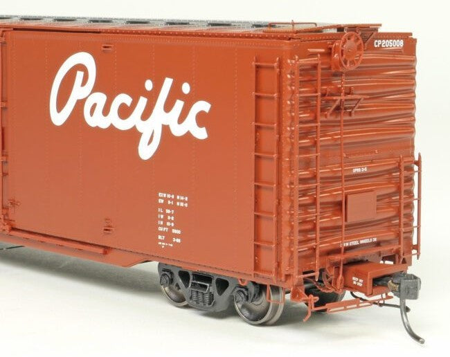 Tangent Scale Models HO 33010-03 Greenville 6,000CuFt 60' Double Door Box Car Canadian Pacific 'Delivery Red 3-1966' CP #205008