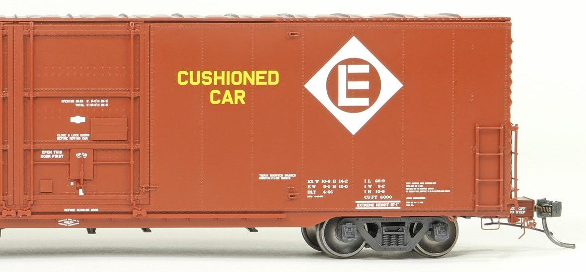 Tangent Scale Models HO 33012-02 Greenville 6,000CuFt 60' Double Door Box Car Erie Lackawanna 'Delivery Red 1966' EL #67826