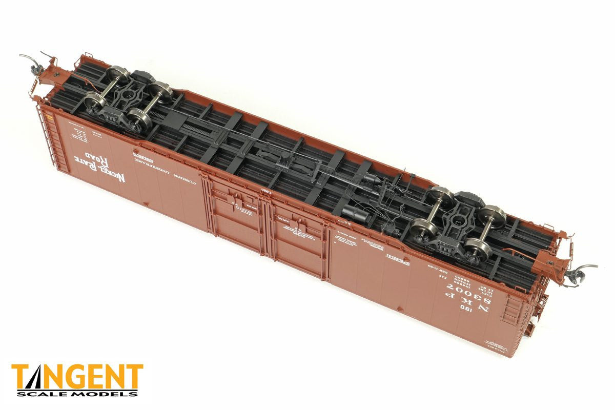 Tangent Scale Models HO 33019-02 Greenville 6,000CuFt 60' Double Door Box Car Nickel Plate Road 'Delivery Brown 11-1963' NKP #83004