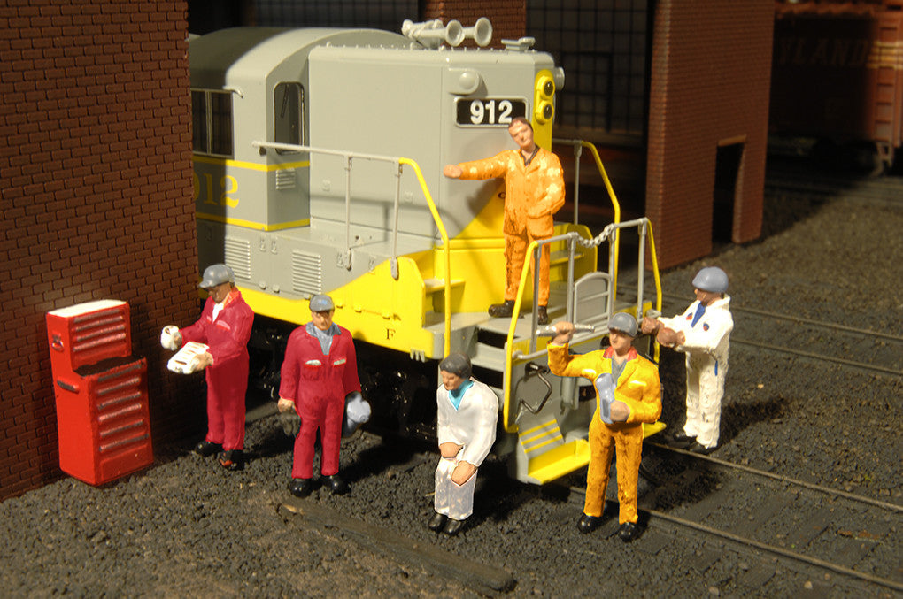 Bachmann SceneScapes Figures HO 33113 Mechanics 6-Pack