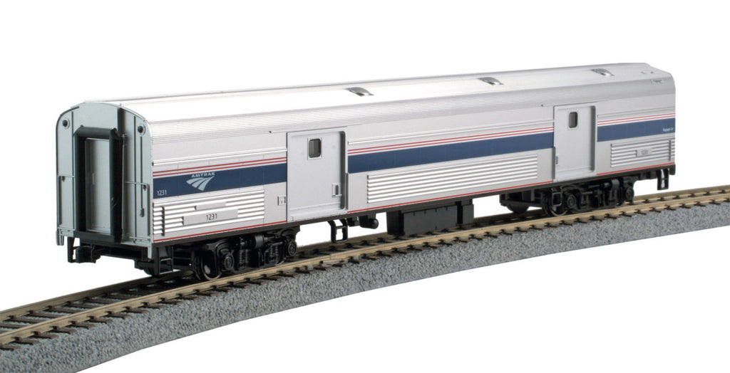 Kato HO 35-6203 HO Amtrak Baggage Car Phase VI #1231 - Lombard Hobbies
