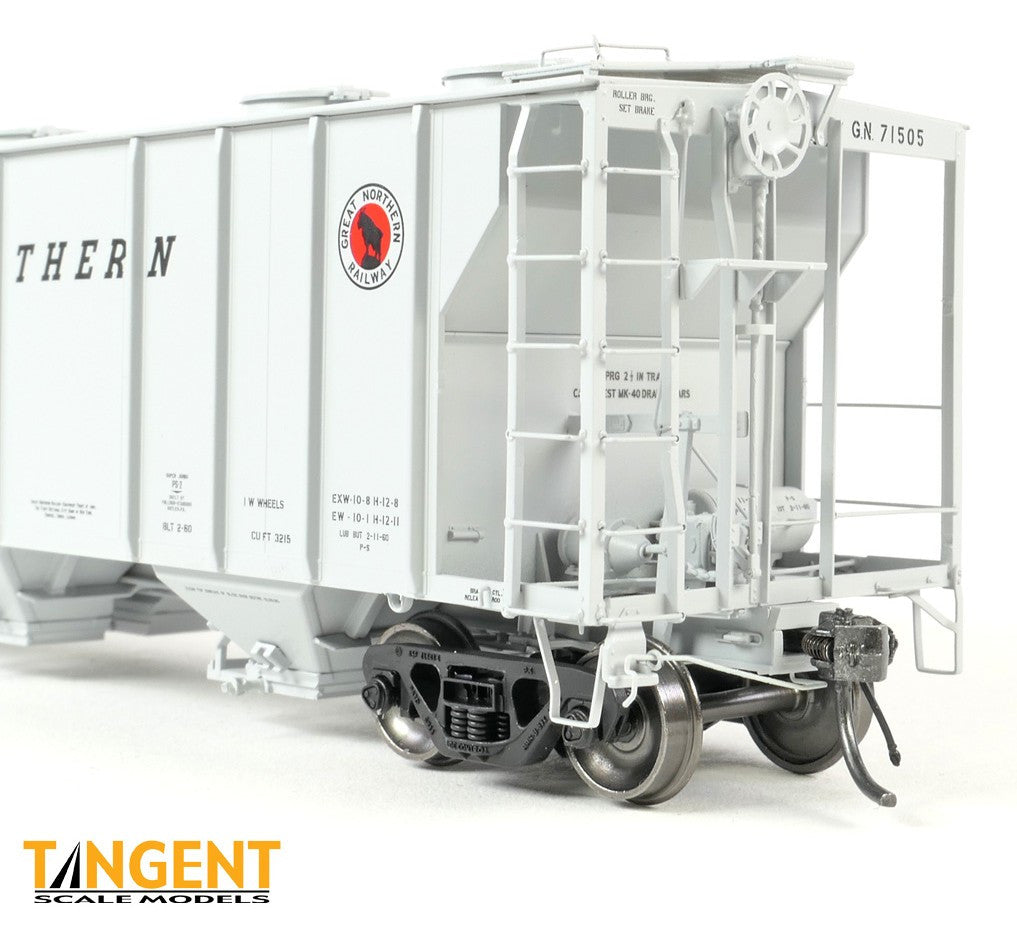 Tangent Scale Models HO 35011-01 PS-2 3215CuFt Covered Hopper Great Northern 'Delivery Gray 2-1960' GN #71502