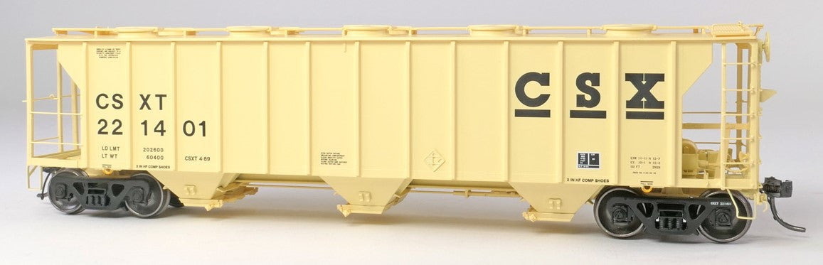 Tangent Scale Models HO 35161-01 Pullman-Standard 2929 Covered Hopper CSX 'Repaint 1989' CSXT #221069