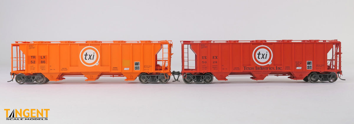 Tangent Scale Models HO 35165-02 Pullman-Standard 2929 Covered Hopper TRLX “Ex-Texas Industries 1993+' TRLX #5294