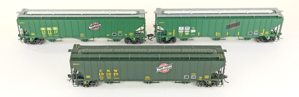 Tangent Scale Models HO 36361-02 PS4750 Covered Hopper Arkansas-Oklahoma Railroad ex-CNW Restencil 2006+ AOK #181188