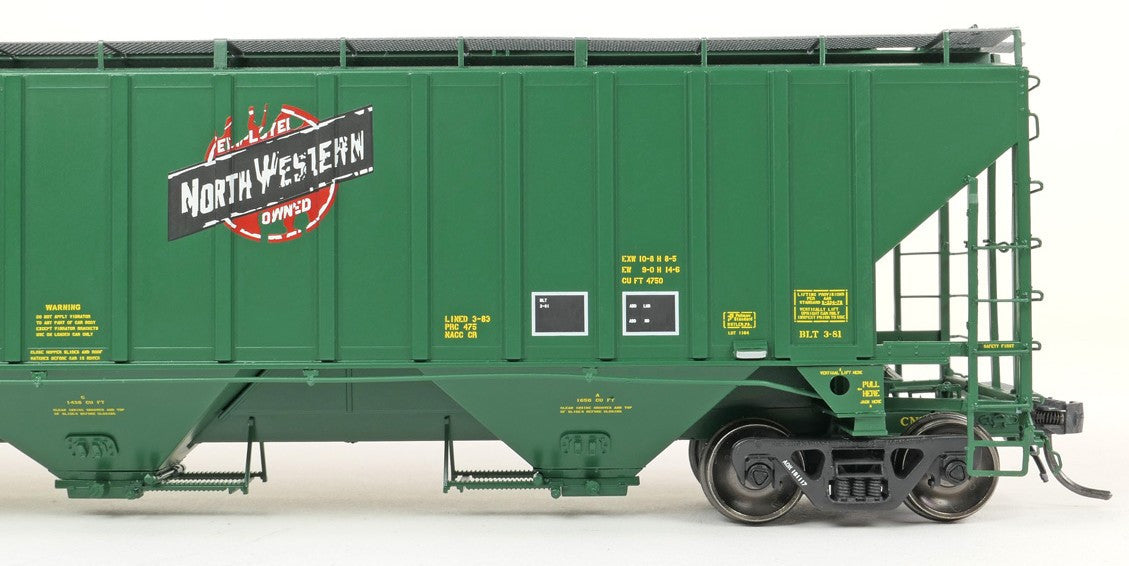 Tangent Scale Models HO 36361-02 PS4750 Covered Hopper Arkansas-Oklahoma Railroad ex-CNW Restencil 2006+ AOK #181188