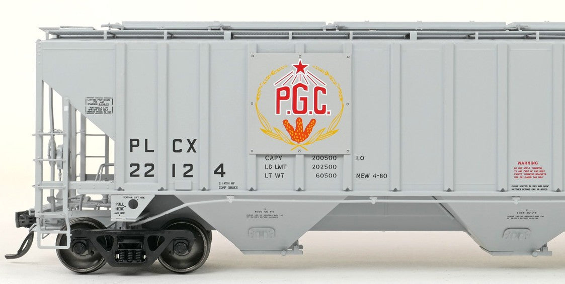 Tangent Scale Models HO 36366-01 PS4750 Covered Hopper Pullman Leasing Co Producer’s Grain 1980 PLCX #22078
