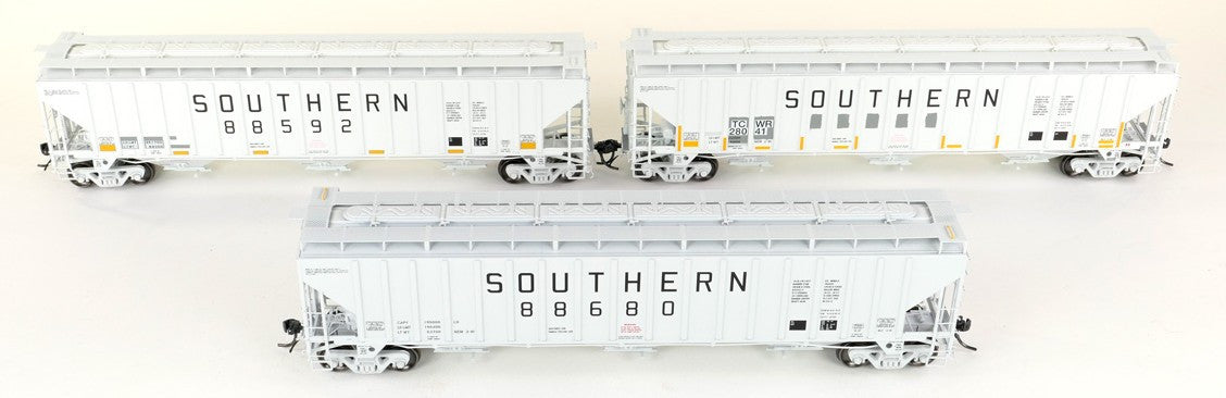Tangent Scale Models HO 36370-02 PS4750 Covered Hopper Southern Delivery 1981 with Conspicuity 2005+ SOU #88620