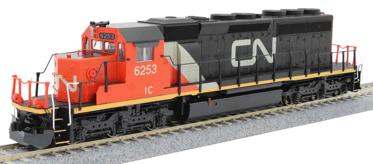 Kato HO 37-6603 DCC Ready EMD SD40-2 Locomotive Canadian National CN/IC #6253