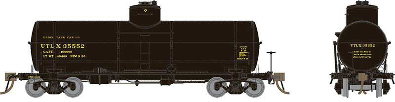 Rapido Trains Inc HO 159009-37466 Union Tank Car 10,000-Gallon X-3 Tank Car Procor Limited UTLX #37466