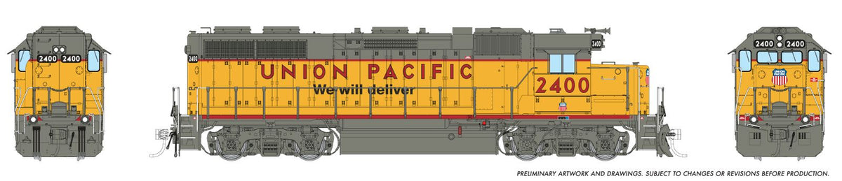 Rapido Trains Inc HO 38572 DCC/ESU LokSound V5 Equipped EMD GP38 Union Pacific "Dash-3 Rebuild" UP #2000