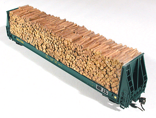Chooch Enterprises HO 214-7259 Cast Resin Freight Car Load Pulpwood for Walthers 52' Cars