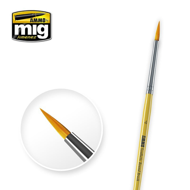 AMMO MIG-8616 6 Synthetic Round Brush