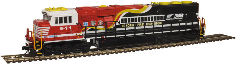 Atlas Master Gold Series N 40003991 DCC/ESU LokSound V5 Equipped EMD SD60E Locomotive with Ditchlights Norfolk Southern 'Honoring First Responders' NS #911