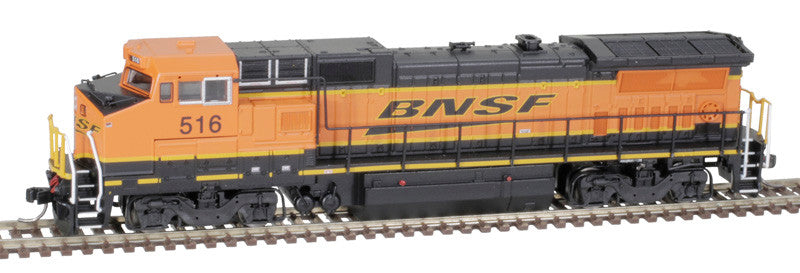Atlas Master N 40005186 Gold Series GE DASH 8-40BW Locomotive with Pilot Mounted Ditch Lights DCC/ESU Loksound Equipped BNSF 'late swoosh-Wedge Logo' BNSF #516