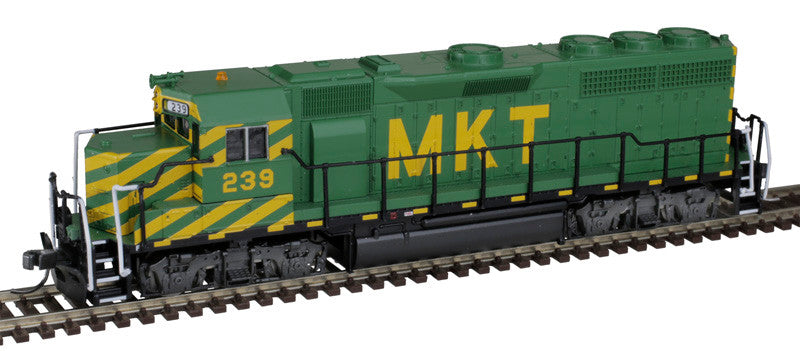 Atlas Master Gold Series N 40005284 DCC/ESU LokSound V5 Equipped EMD GP40 Locomotive Missouri-Kansas-Texas MKT #242