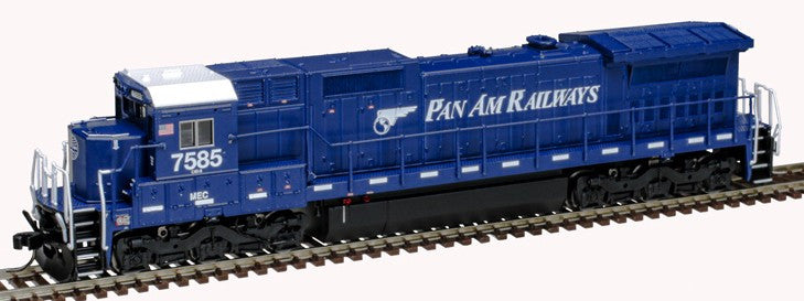 Atlas Master Silver Series N 40005655 DCC Ready GE Dash 8-40C Locomotive w/ Front D/L Pan Am Railways MEC #7523