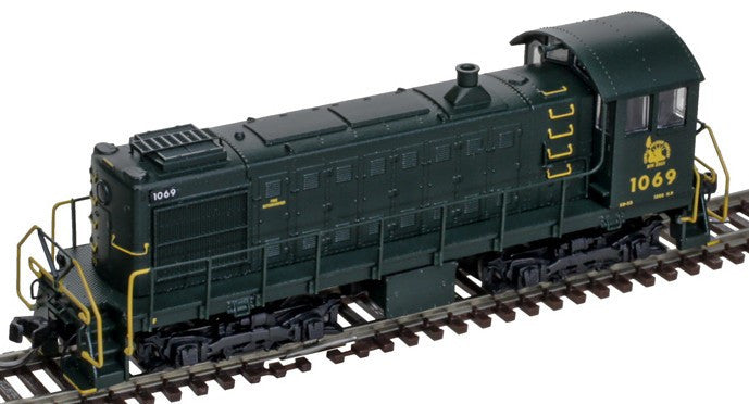 Atlas Master Gold Series N 40005717 DCC/ESU LokSound V5 Equipped Alco S-2 Locomotive Jersey Central CNJ #1070