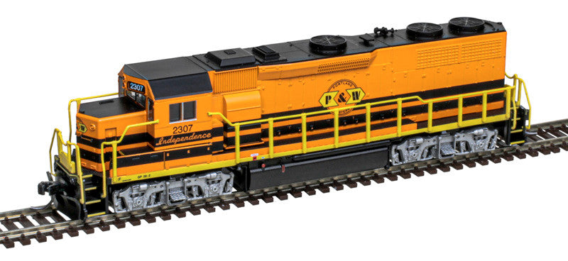 Atlas Master Gold Series N 40005920 DCC/ESU Loksound V5 Equipped EMD GP39-2 Phase I Locomotive Portland & Western P&W #2302