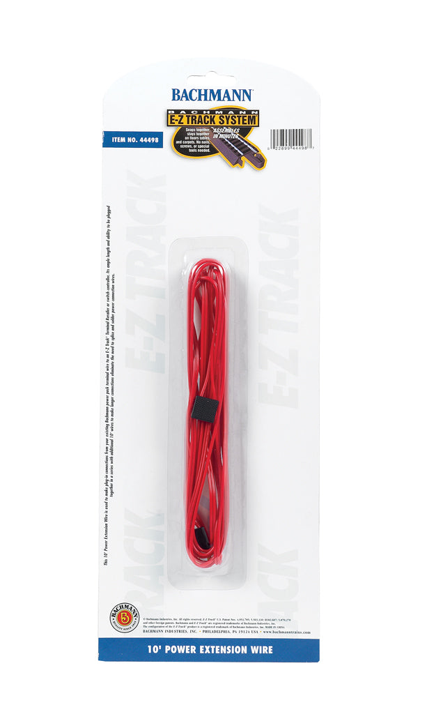 Bachmann HO 44498 Terminal Extension Wire - 10 ft Red