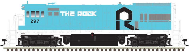 Atlas Master HO 10003801 Gold Series DCC/Sound GE U33B Locomotive Rock Island ROCK #195