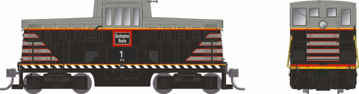 Rapido Trains Inc HO 48542 DCC/ESU LokSound V5 Equipped GE 44-Tonner Locomotive Burlington BN #1