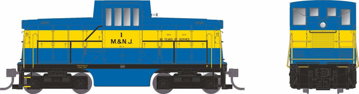 Rapido Trains Inc HO 48056 DCC Ready GE 44-Tonner Locomotive Middletown & New Jersey M&NJ #2