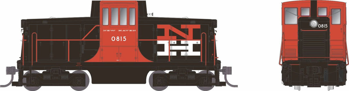 Rapido Trains Inc HO 48057 DCC Ready GE 44-Tonner Locomotive New Haven McGinnis Scheme NH #0811
