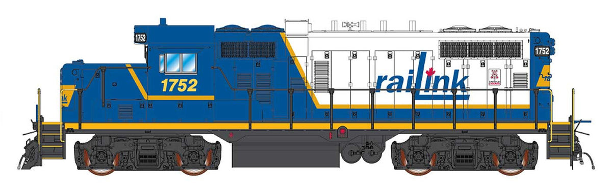 Intermountain HO 49819S-01 DCC/ESU LokSound V5 Equipped Paducah GP10 Locomotive Railink #1752