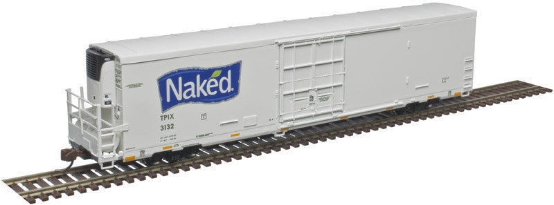 **Complete 13 Car Set** Atlas Master N TrinityRail 64' Modern Reefer Box Car Tropicana 'Straw in Orange Logo' TPIX - ALL 12#'s + 1# Naked Juice