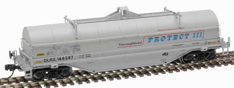 Atlas Master N 50004877 42' Coil Steel Car with Fishbelly Side Sill GE Railcar DLRX #166281