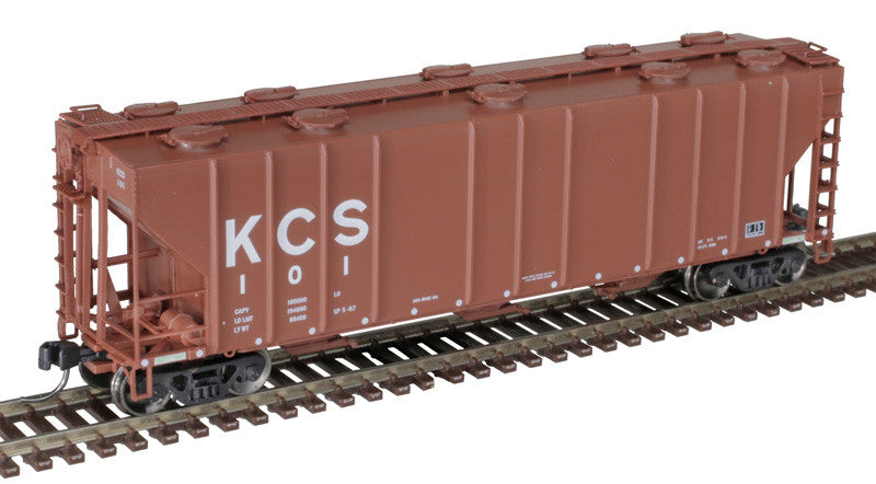 Atlas Master N 50005743 PS-4000 3-Bay Covered Hopper Kansas City Southern KCS #111