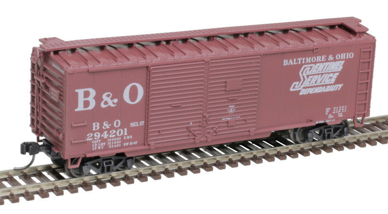 Atlas Trainman N 50006190 40' Double-Door Boxcar Baltimore & Ohio 'Sentinel Service' B&O #294214