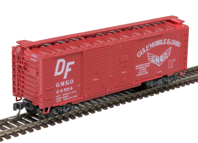 Atlas Trainman N 50006195 40' Double-Door Boxcar Gulf, Mobile & Ohio GM&O #24507